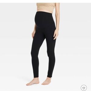 Over Belly Knit Maternity Leggings - Isabel Maternity by Ingrid & Isabel™ Black